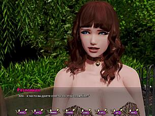 Big tits and hard nipples get fucked in anime movie