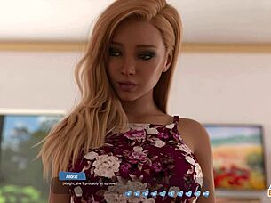 3D porn video with a peeping tom spying on Naomi’s pussy and helping the hot girls