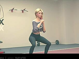 Rachel Amber gets down and dirty to Funk Sync 3's catchy beat