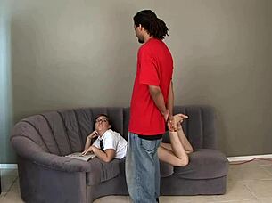 Big black cock lover gets multiple orgasms