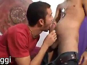Big dick action in hot bareback scene with a happy couple