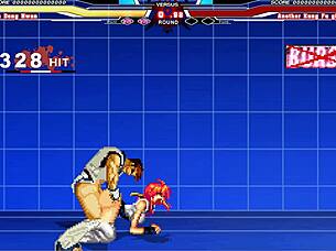 Kungfu chick takes down Dongwan in this anime porn