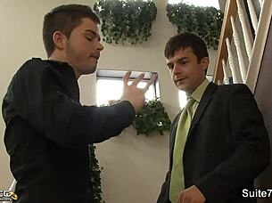 Married man gives oral sex to a gay adult film star