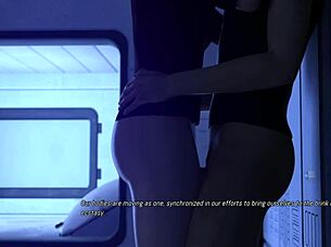 3D animated game of big tits and hard cock action