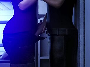 3D animated game of big tits and hard cock action