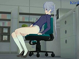 Aoba Suzukaze and Hifumi Takimoto in intense futanari action