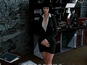 3D cartoon featuring the hermit and sexy MILF