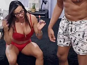 Beautiful teacher gets intense anal sex