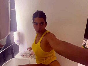 Old stepfather catches stepdaughter in bathroom, chaos erupts!