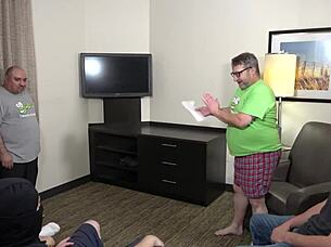 Tadople's wild improv class turns into a messy gangbang