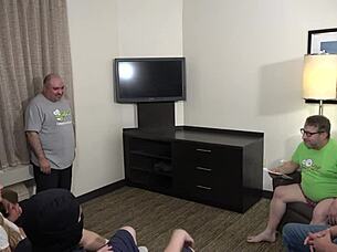Tadople's wild improv class turns into a messy gangbang
