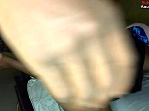 Brunette MILF with big cans gets it from her father in law in 2025