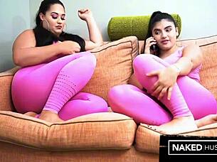 Hot Latina roomies share a big black cock lover