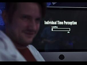 Young lab partner gets frozen and fucked by scientist