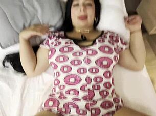 Horny Latina gets her big ass pounded by roommate