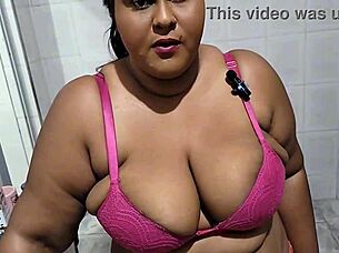 Stepmother gets fucked hard in the kitchen by stepson