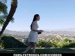 Rich uncle seduces and fucks his stepdaughter