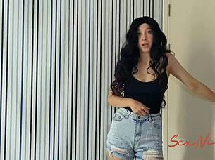Stepmother’s special reward for good grades: touching her big boobs