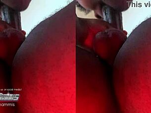 Petite college girl gets messy with cum and deepthroats