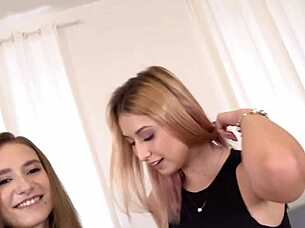 Big boobs and rough anal sex with European babes