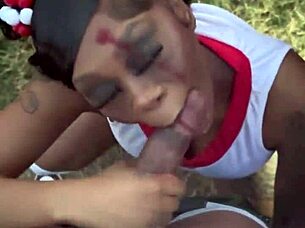 Cheerleader gets fucked in the afterlife