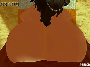 Big black cock fucking femboy bunny in Roblox Spanish sub