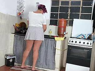 A friend was washing intimate items at my house