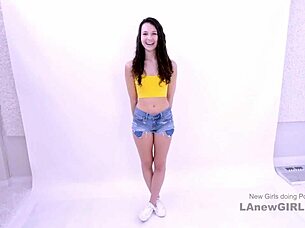 Cute teen gets fucked at casting audition