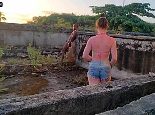Black cock creates huge hole in pussy