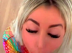 Blondes swallowing my big cock in a compilation