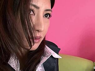 Japanese teen secretary gets fucked by horny fucking dick