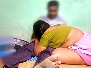 Amazing girl is fucking with her village auntie’s husband