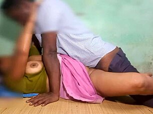 Amazing girl is fucking with her village auntie’s husband