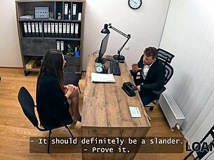 Loan4k seduced czech girl, placed finger in mouth