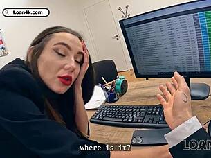 Loan4k seduced czech girl, placed finger in mouth