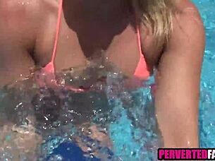 A guy had sex with his step mom in the pool