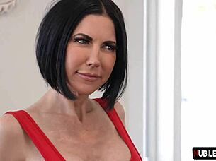 Elsa Violet shyly sucks her new step-daddy’s cock - Family Swap S9-E4