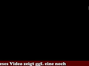 Private threesome in a German swingers club FFM