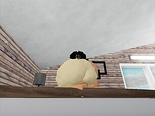 Bbw can't get enough of bbc in roblox r34 rr34 scenes