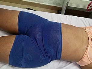 My bestie, new porn model, offers free massages