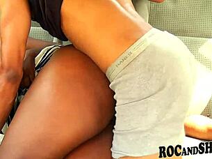 A hot chick is having fun while traveling in a car