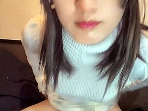Clear and cute crossdresser has quiet masturbation video