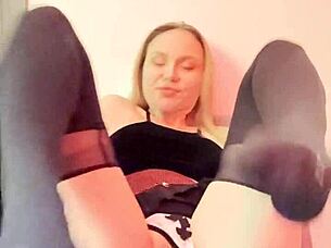 First time with a big toy, pain and pleasure