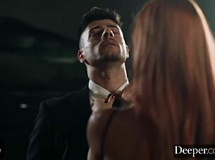 Rude client gets taught by a fiery instructor
