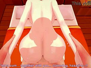 Watch Makima's captivating scenes in POV on Sheer FantasyKing3.3D