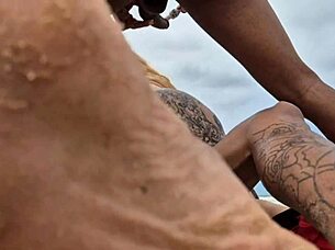 We solved fucking and ass fucking on the beach