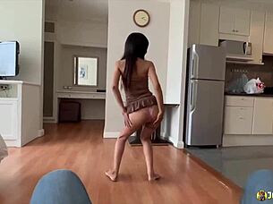 Johntronx - First white dick creampied petite Thai