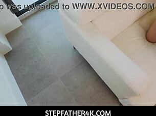 Fiona Frost seduces stepdad in steamy 4K scene