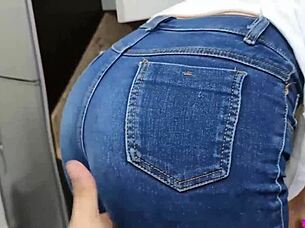 I grabbed her by the ass while she cleaned