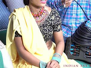 Hot Indian step mom pisses and gets fucked by her son